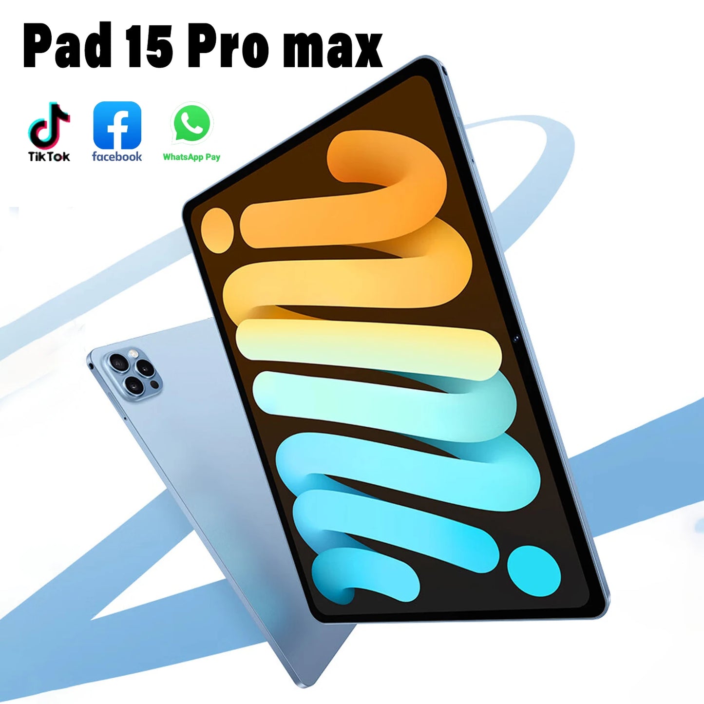 Pad 15 Pro m Tablet 10.1 inch Android 13