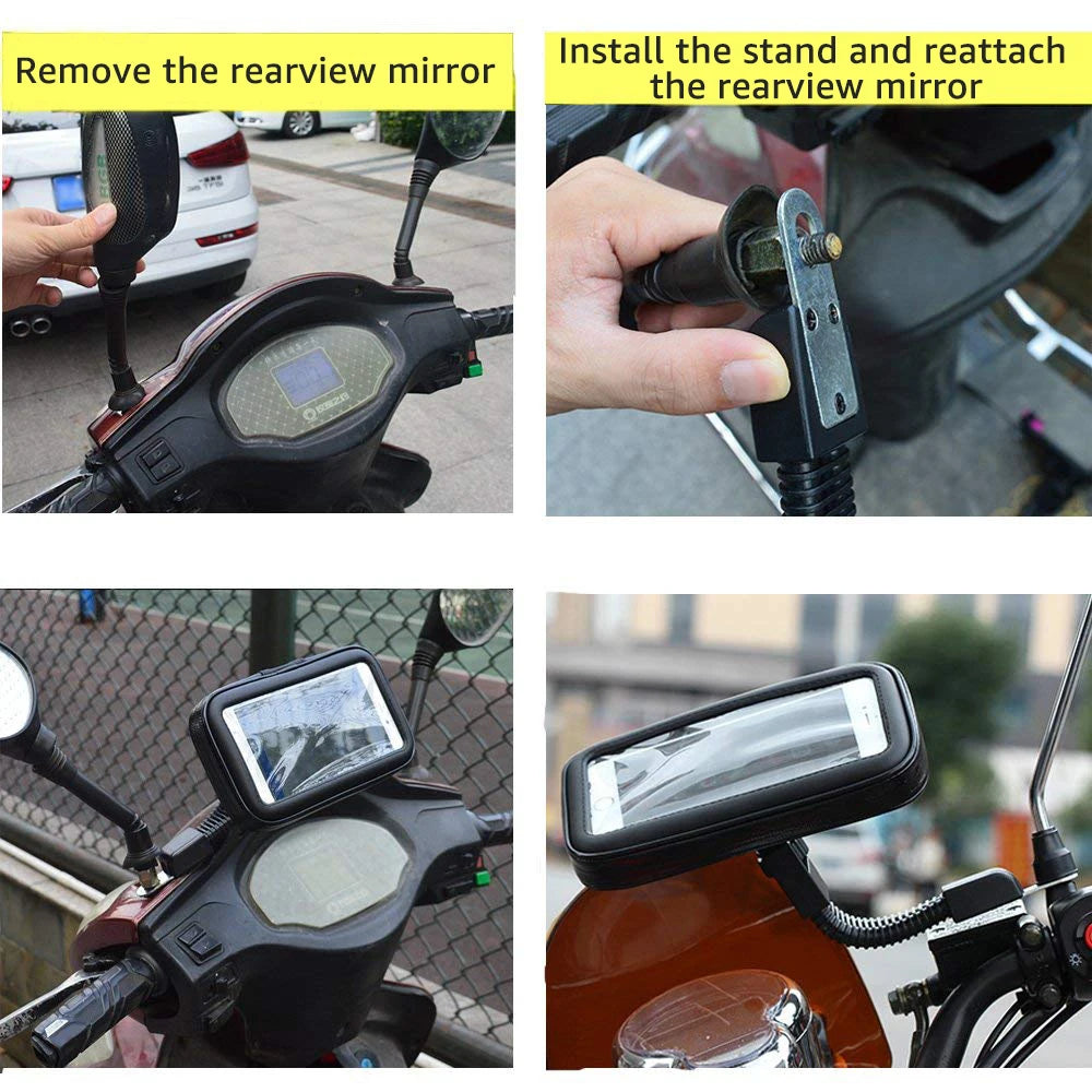 Motorcycle Telephone Holder Stand Mount
