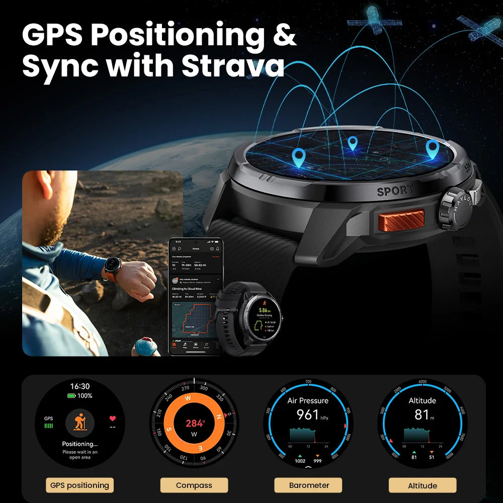 HAYLOU Solar Ultra GPS Sports Smartwatch