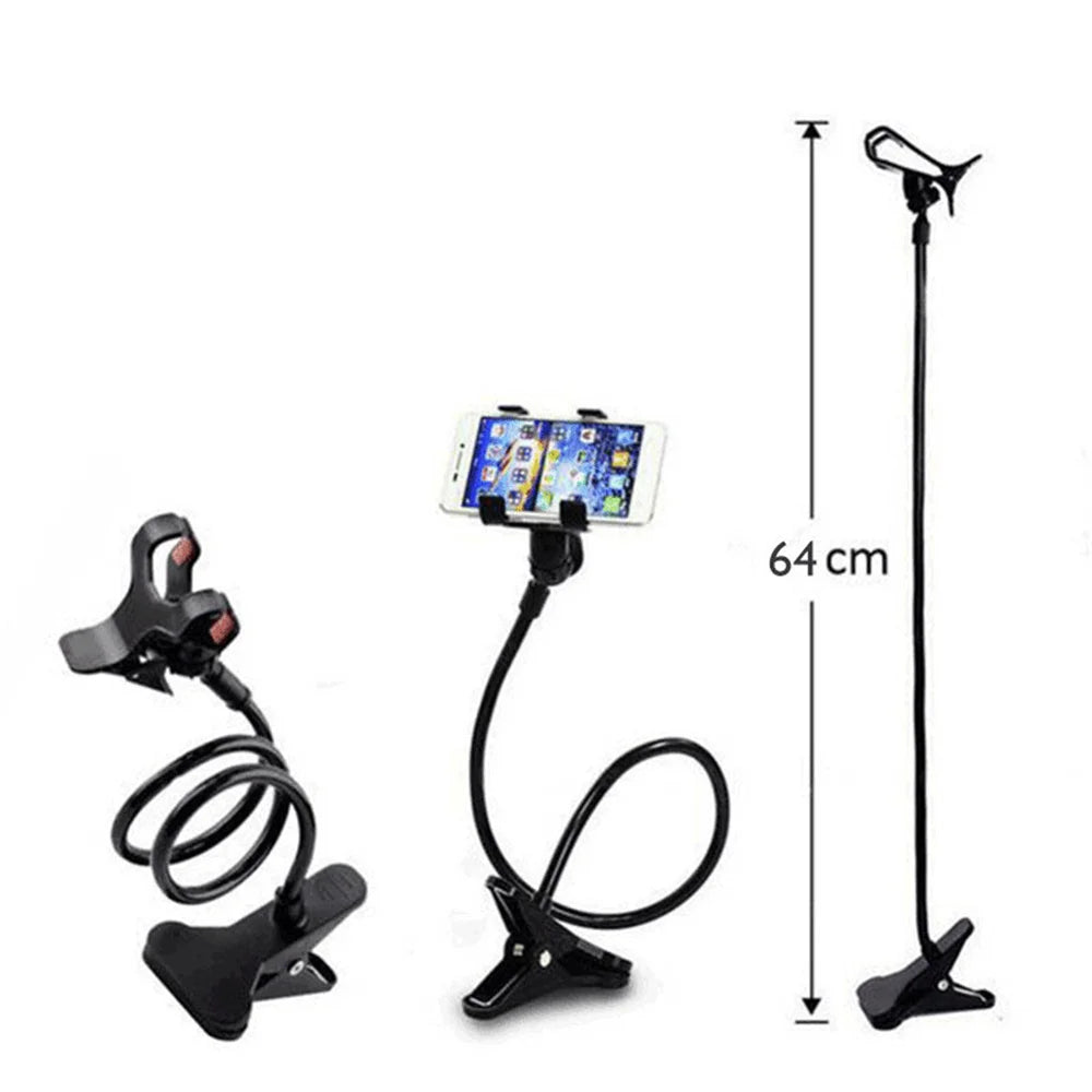 Universal Cell Phone Holder with Flexible Long Arm