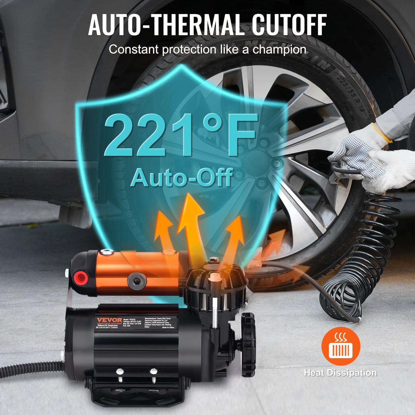Portable Car Tire Air Compressor