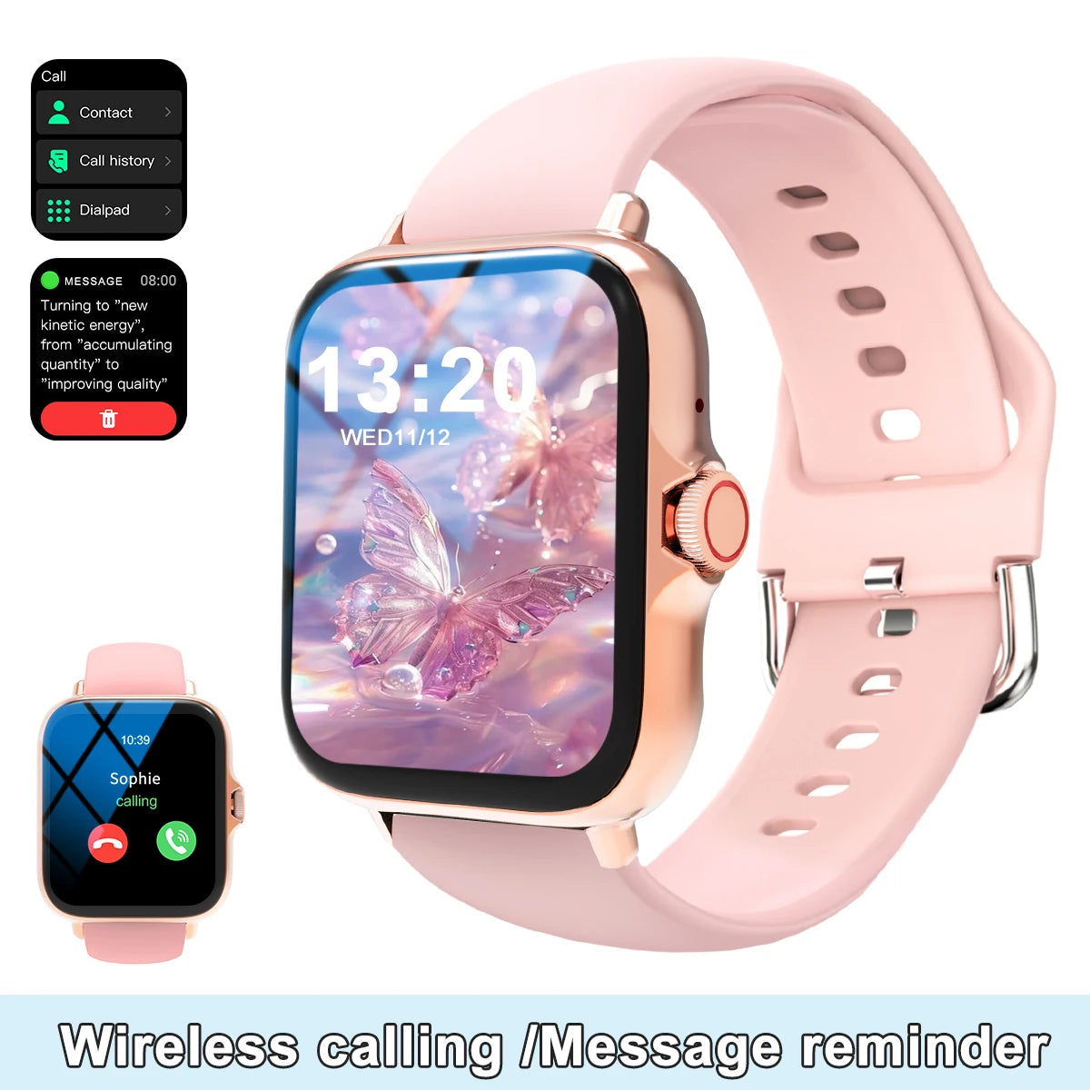 Smart watch, multi-sport mode, suitable for men and women.