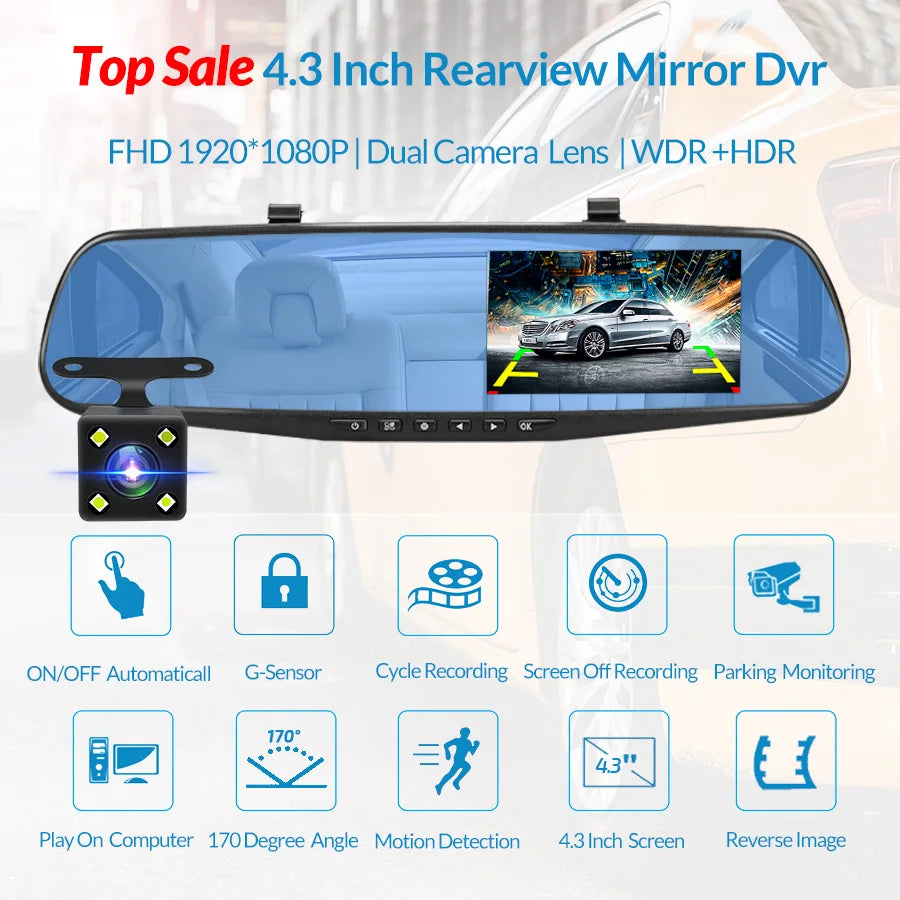 Night Vision Dash Camera Video Recorder