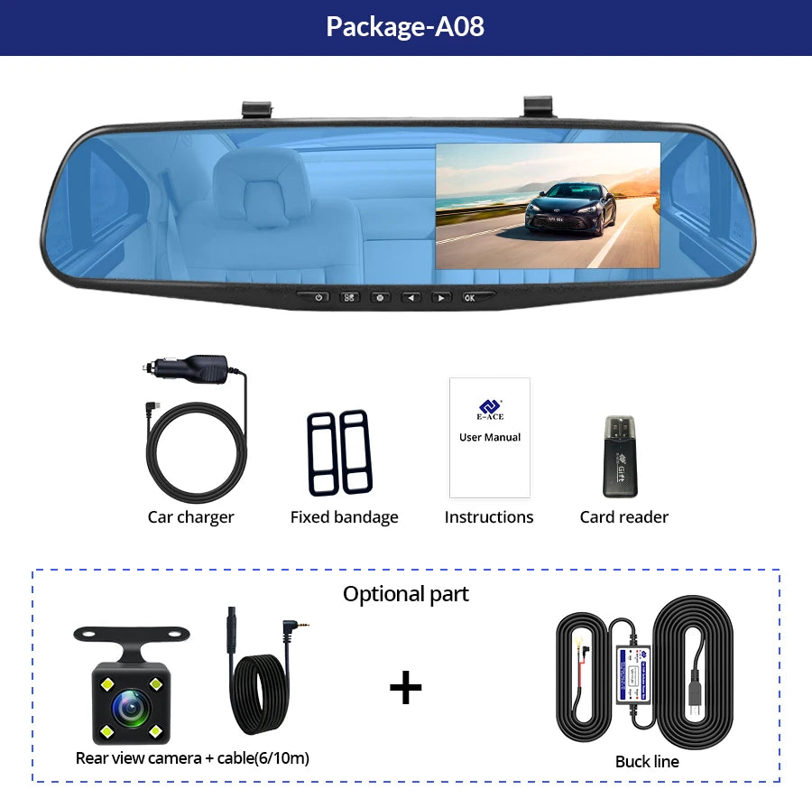 Night Vision Dash Camera Video Recorder