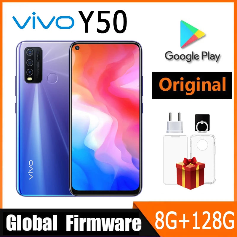 Used VIVO Y50 Global firmware mobile phone Snapdragon