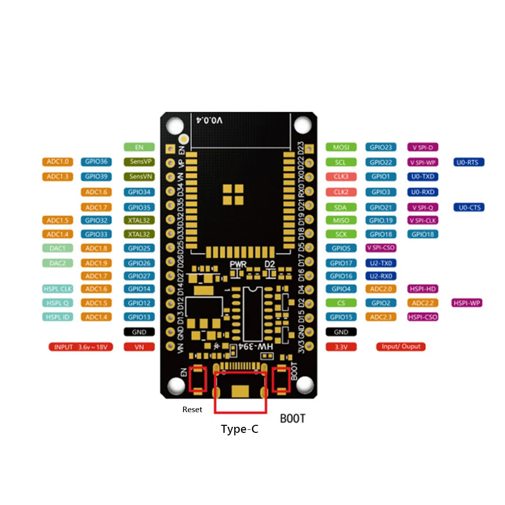 ESP32 WROOM-32 Development Board