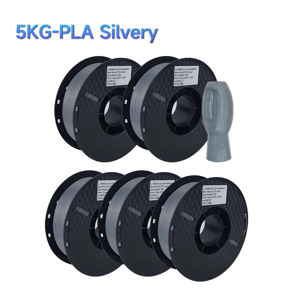 5KG Mix Colors PLA filament for 3D Printing