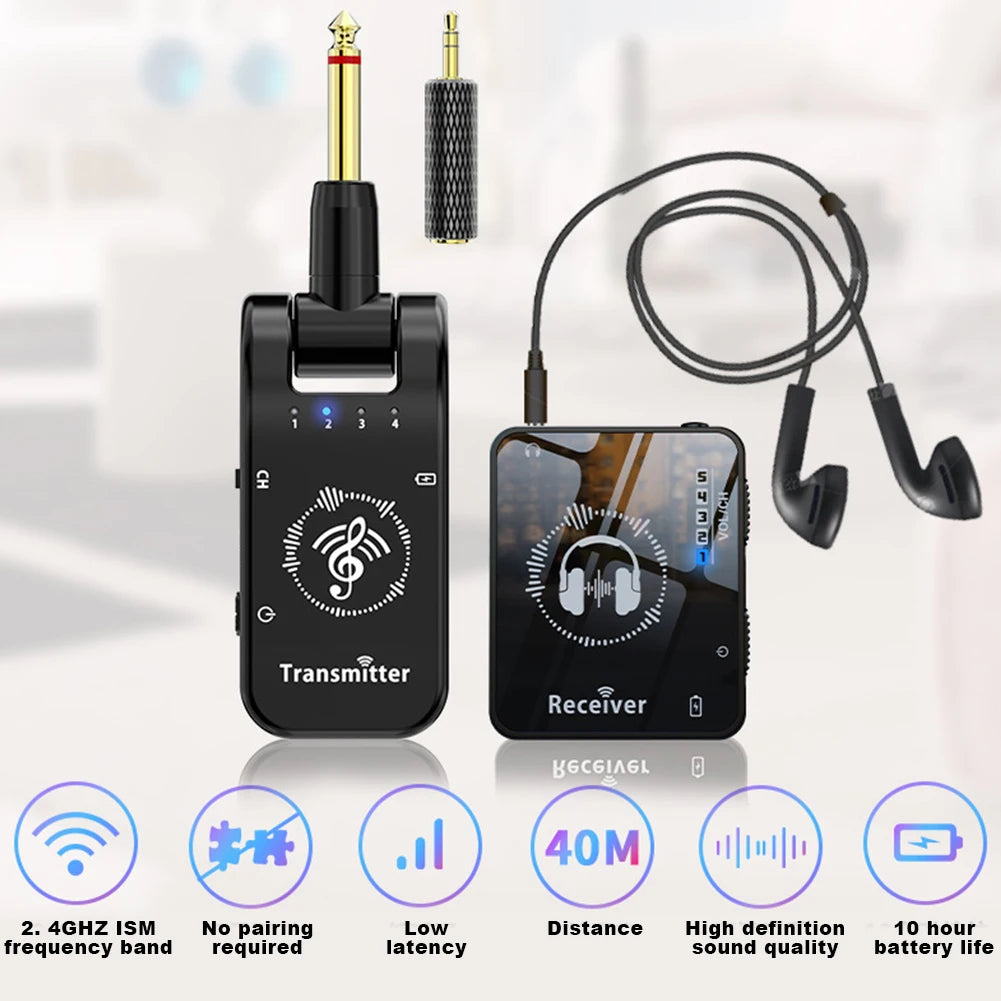 Wireless in Ear Monitor System 10H Battery Life