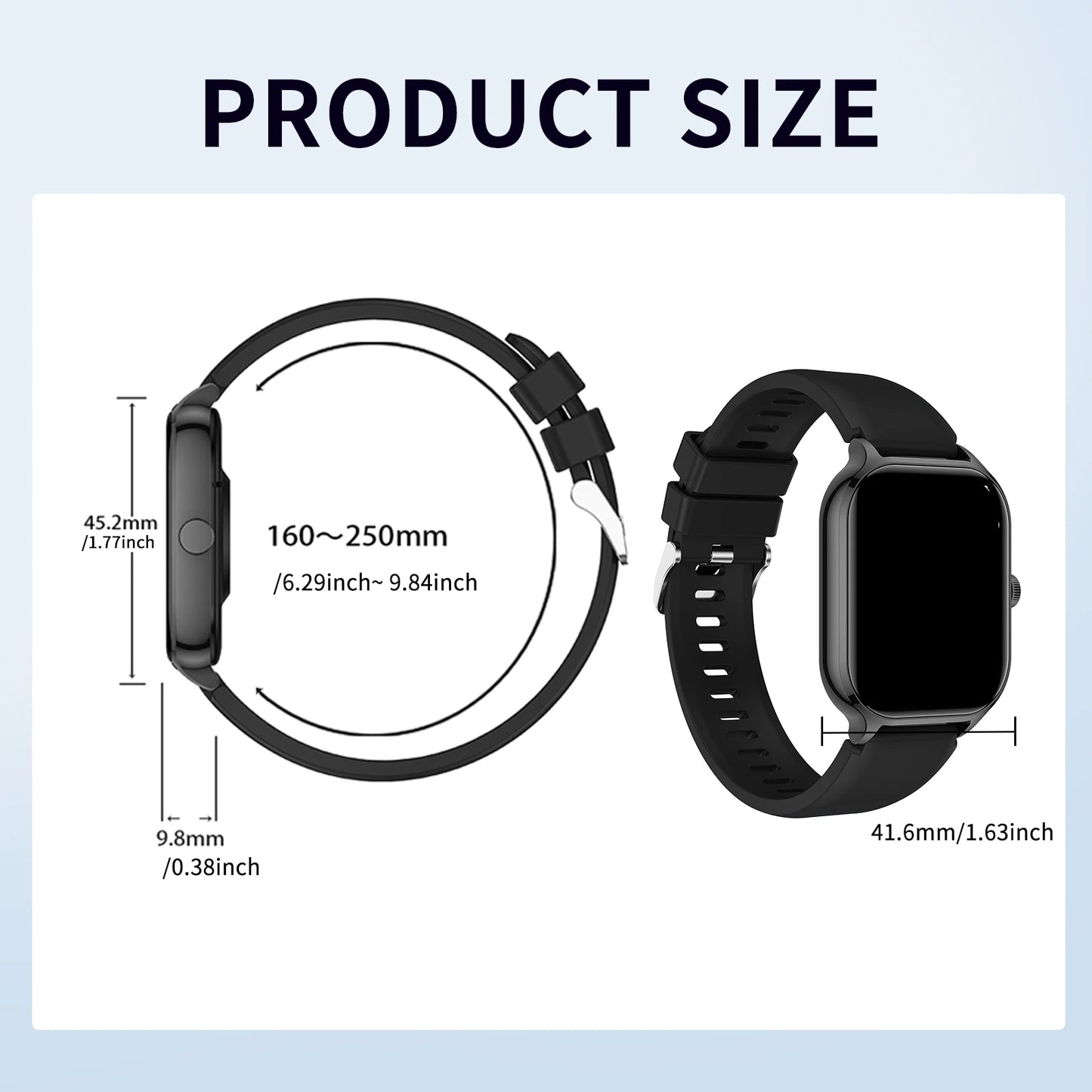 Smart watch with rejection fitness monitoring