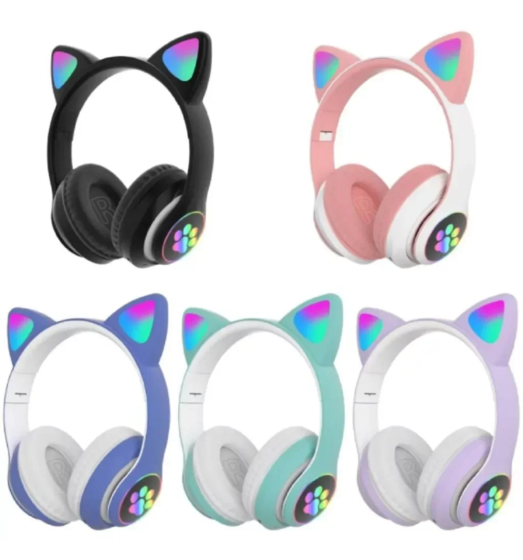 P47M Wireless Headphone with Cat Ears