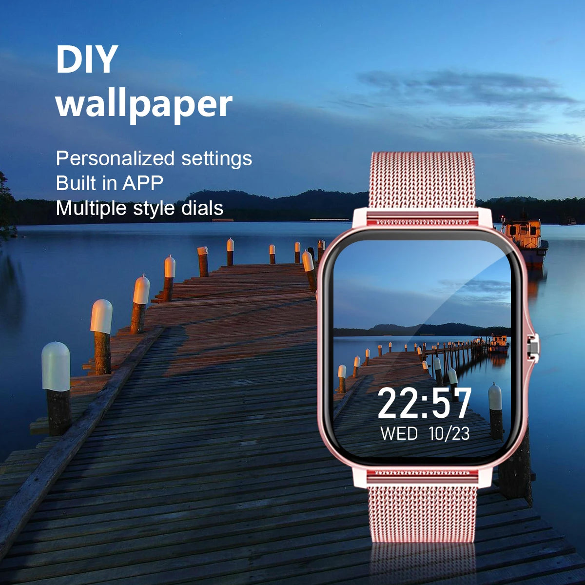Smart watch with rejection fitness monitoring