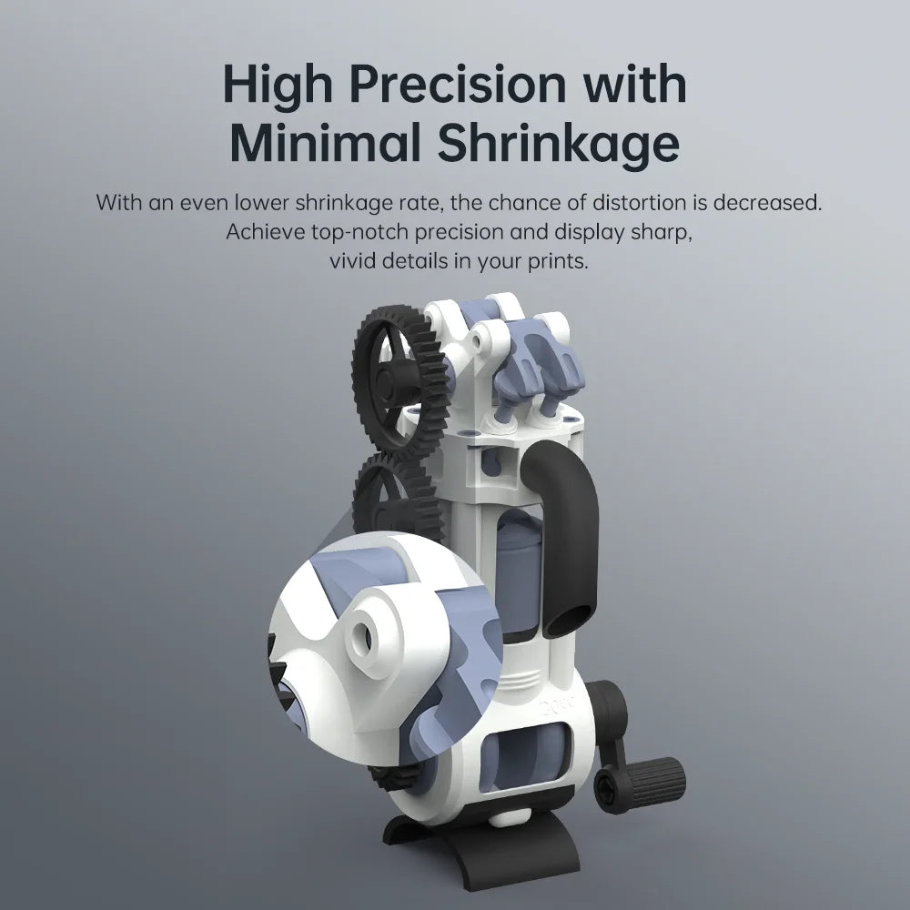 ANYCUBIC ABS Pro 2 Resin 405nm Photosensitive Polyresin High Precision with Minimal Shrinkage for LCD 3D Printer