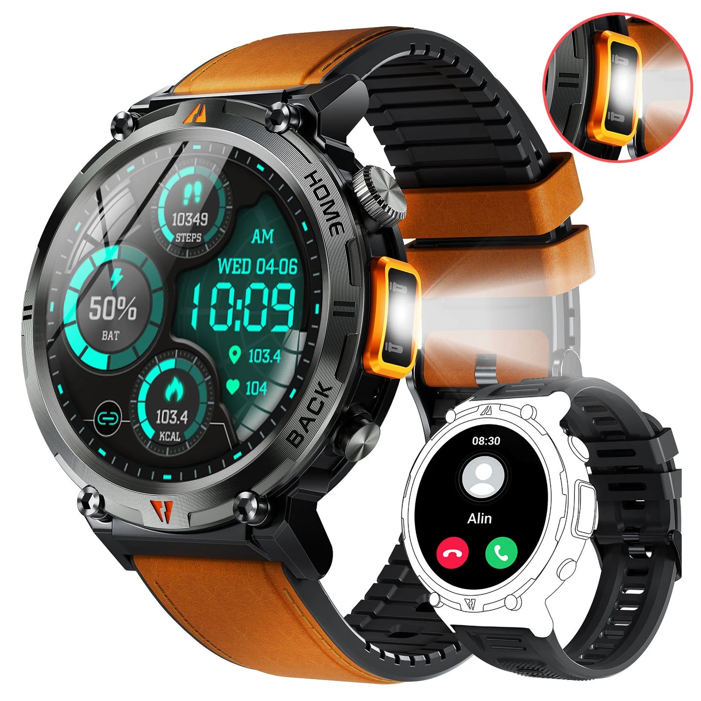 EIGIIS 2024 New KE3 Bluetooth Smart Watch