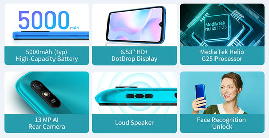 Xiaomi Redmi 9A Global Rom Smartphone 64GB/128GB Cellphone