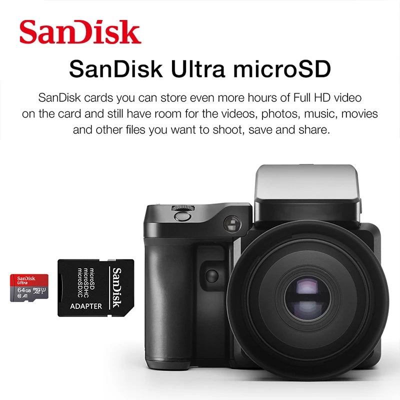 SanDisk Micro SD Card Class 10 - 32GB 64GB 128GB