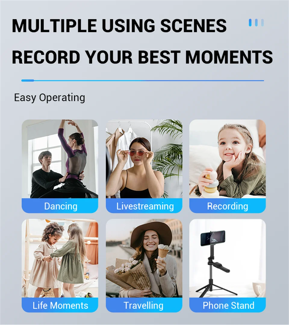 FANGTUOSI 1750mm Tripod Stand For Smartphones