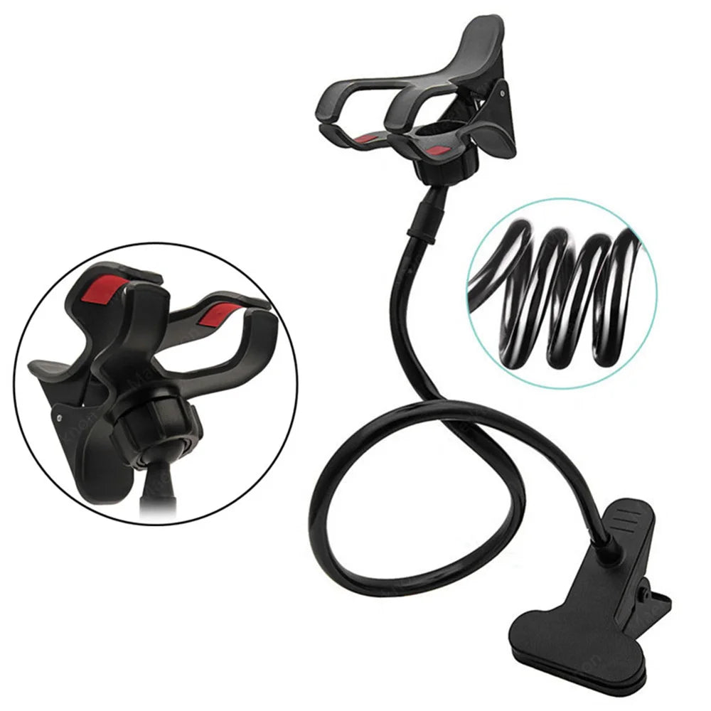 Universal Cell Phone Holder with Flexible Long Arm