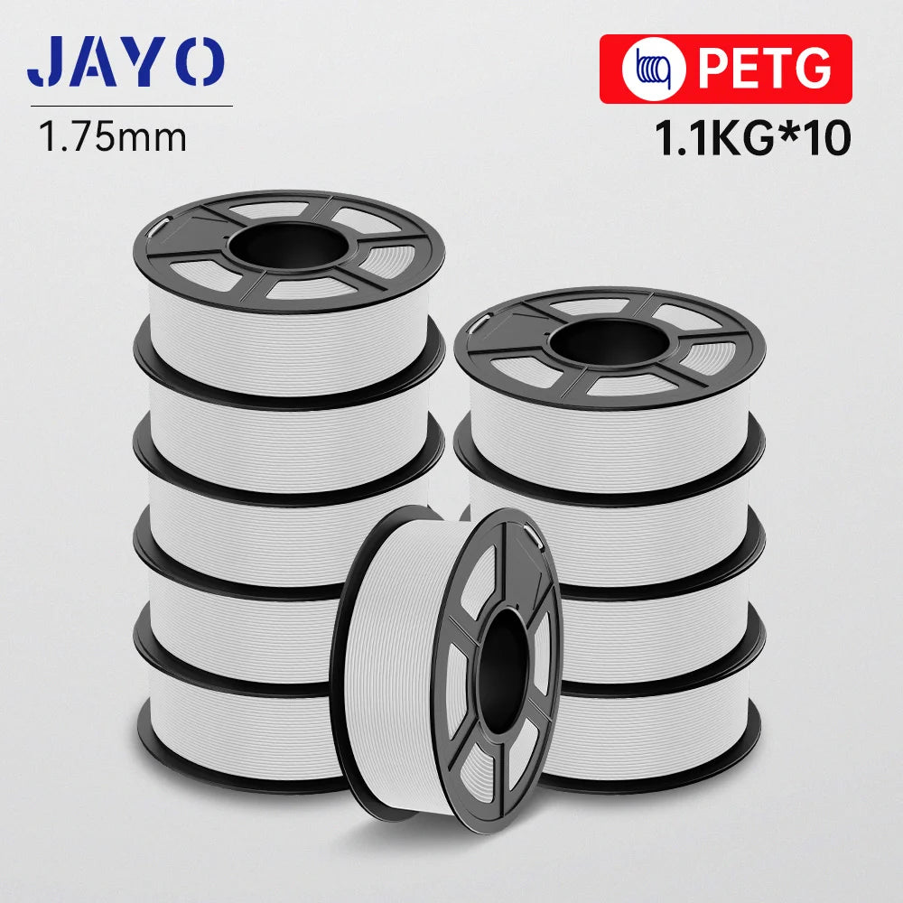 JAYO 3D PETG / HS Matte PETG / HS PLA matte  Printer Filament 1.75mm 3D Printer Filament 1.1KG/Roll Neatly Wound PLA for 3D