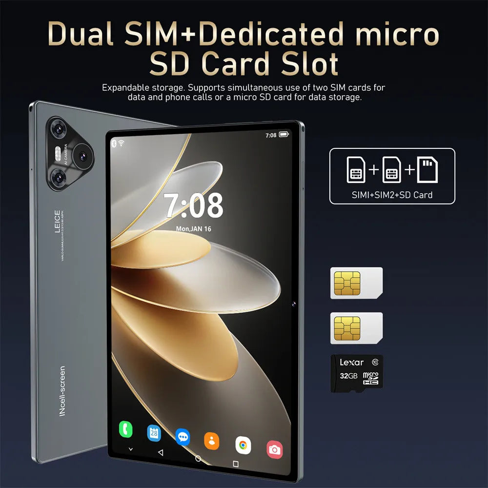 16 Pro Tablet 10inch Android Snapdragon 870 Tablet