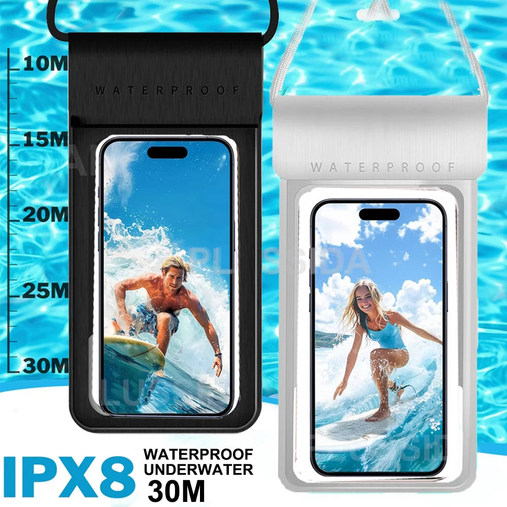 IPX8 Universal Waterproof Cell Phone Pouch Case