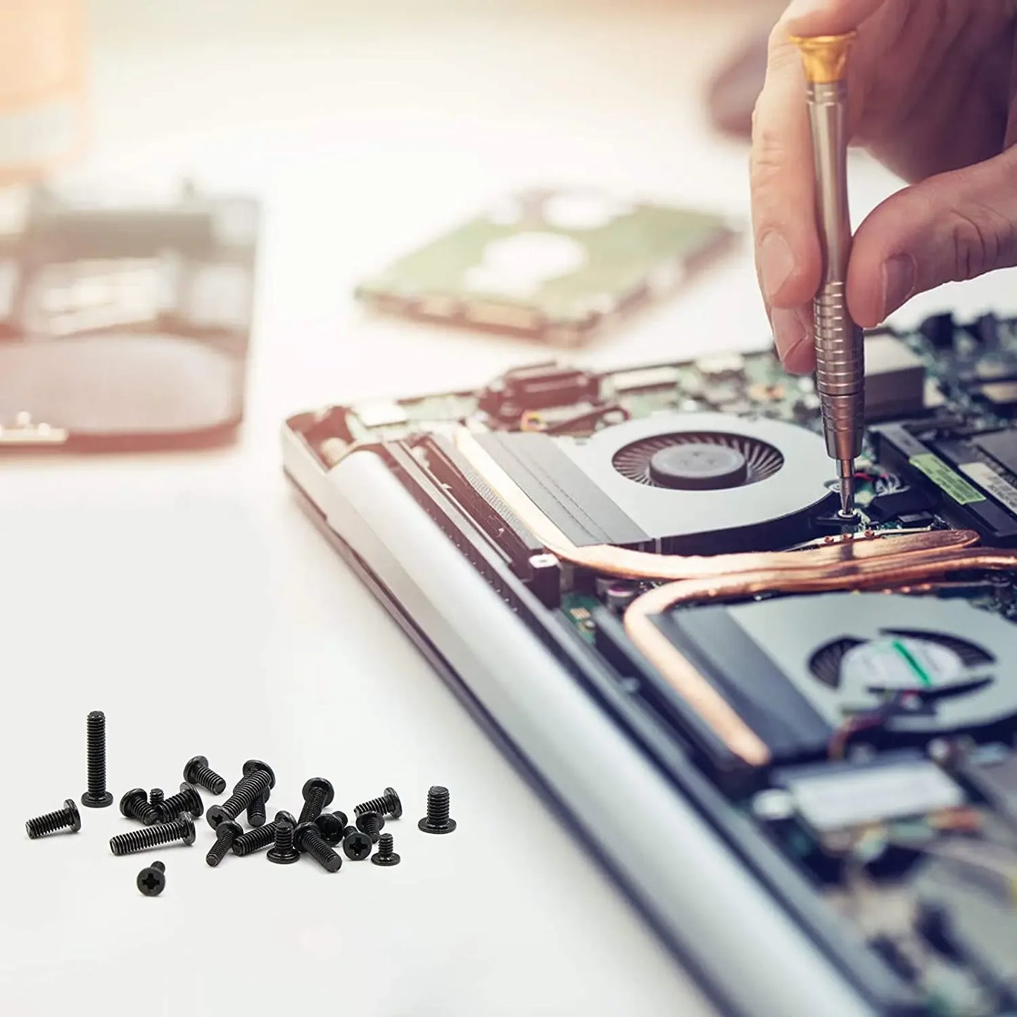 500Pcs 18 Size Mini Screw and Fasteners Set