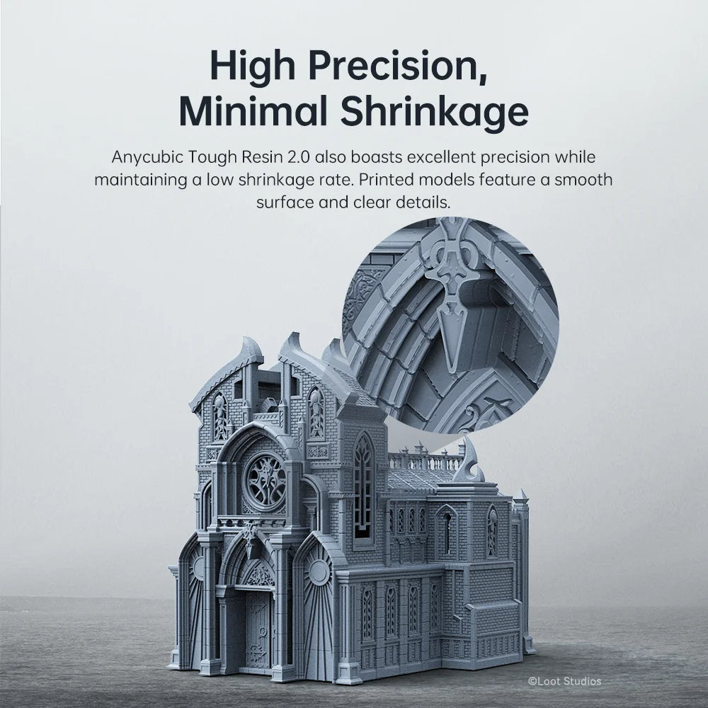 ANYCUBIC Tough Resin 2.0 405nm UV Resin For LCD 3D Printer Toughness High Precision Material For Photon Mono M7 Pro 5kg