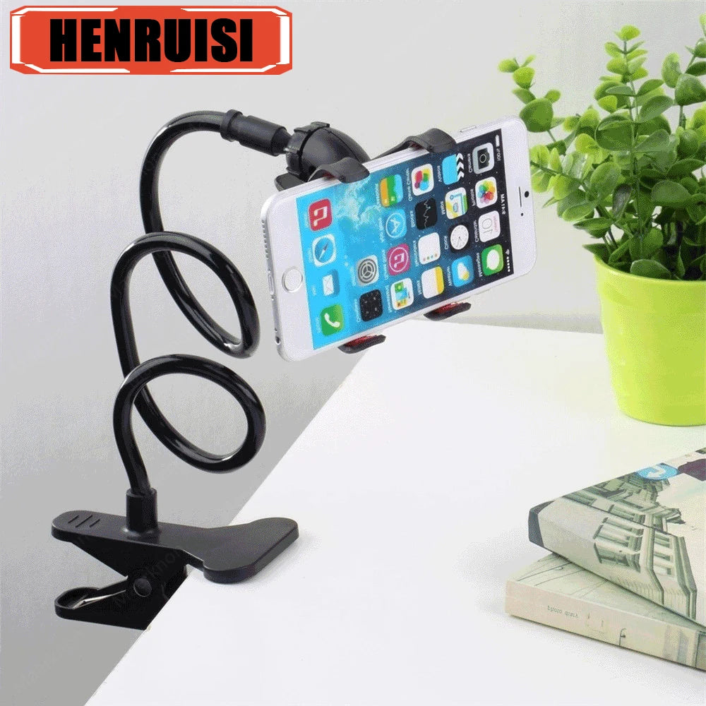 Universal Cell Phone Holder with Flexible Long Arm