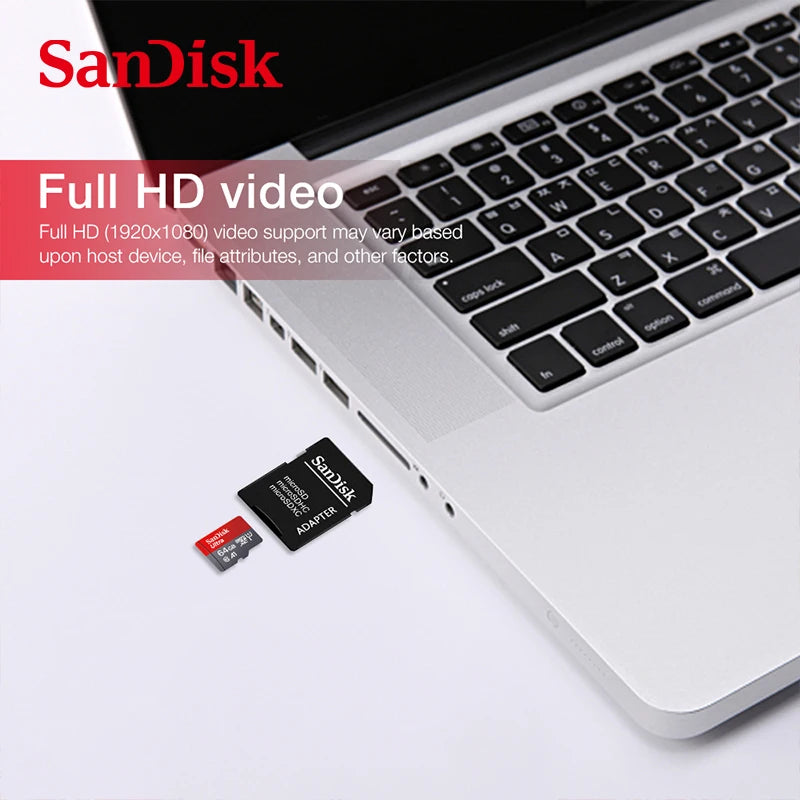 SanDisk Micro SD Card Class 10 - 32GB 64GB 128GB