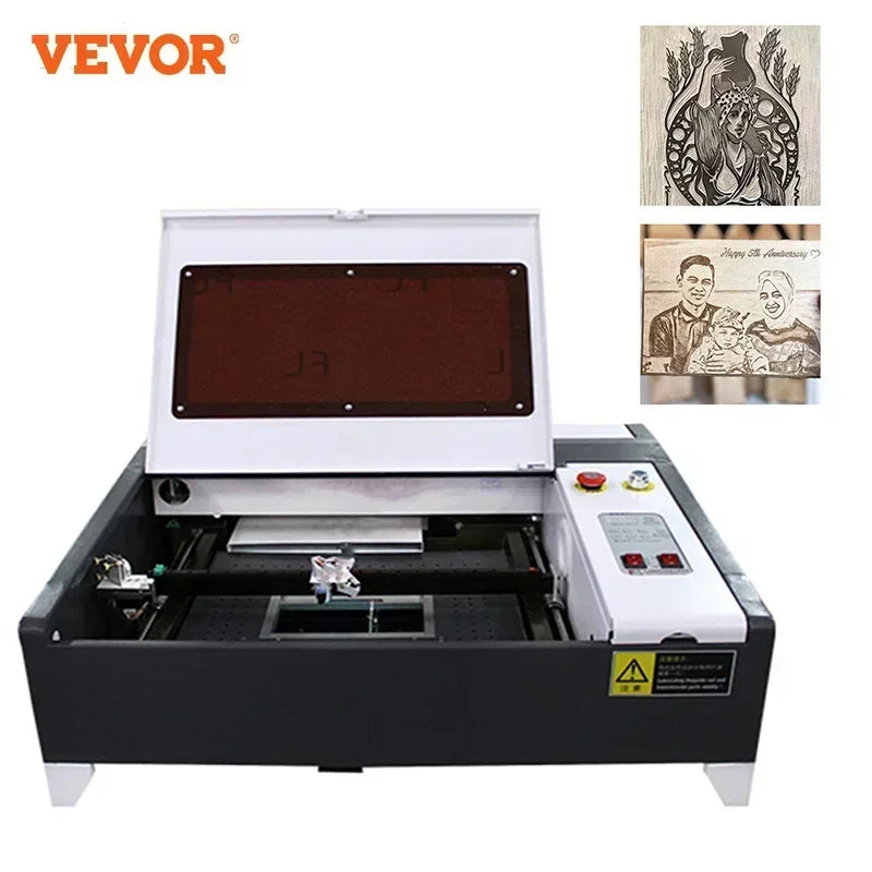 VEVOR 50W Laser Engraver CO2 Laser Engraving Machine 400*400MM M2 Controller Laser Cutting Engraving Machine For Acrylic Wood