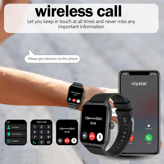 AI Voice Assistant Activity Tracker with 100+Sports/ Sleep