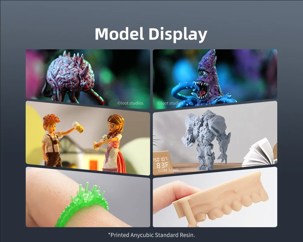 ANYCUBIC Newest HD Gray Resin 405nm UV Resin For Photon 3D Printer High Precision UV Photopolymer Resin