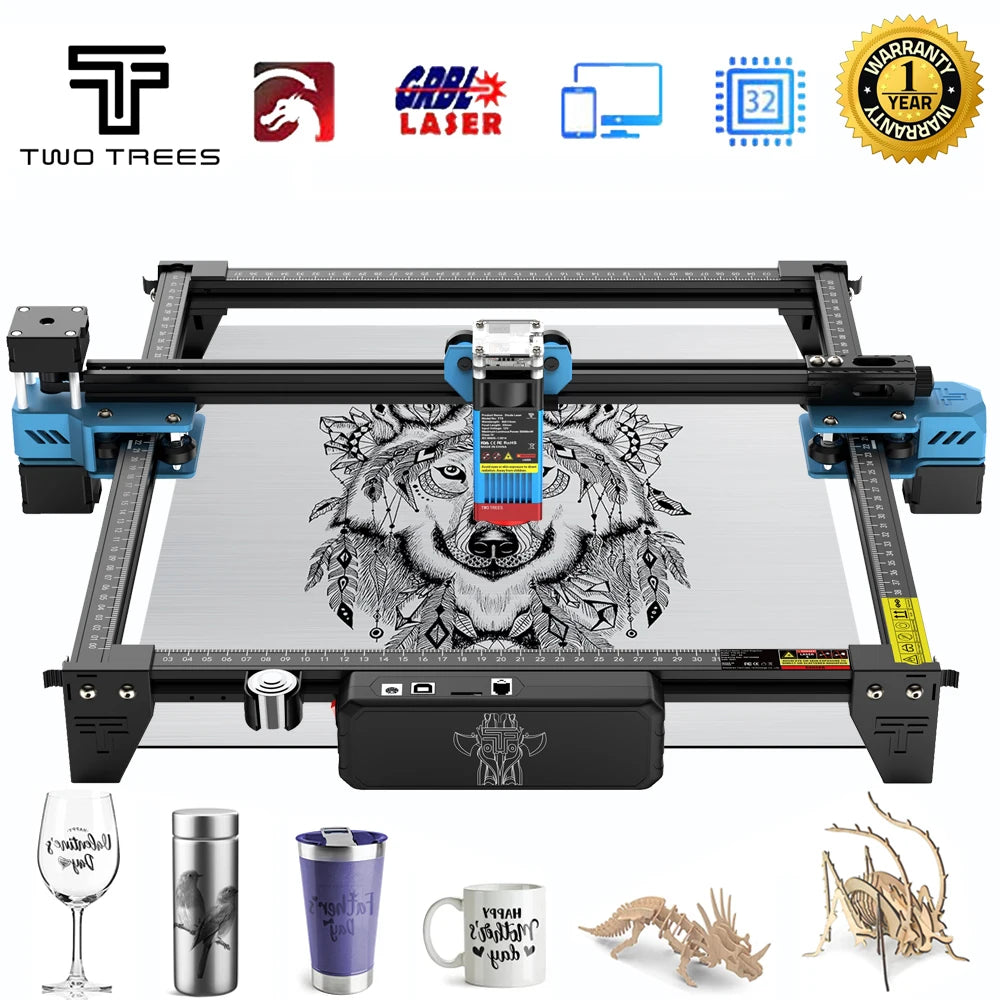 Twotrees Laser Cutter Engraver Machine TTS-55 PRO 40W