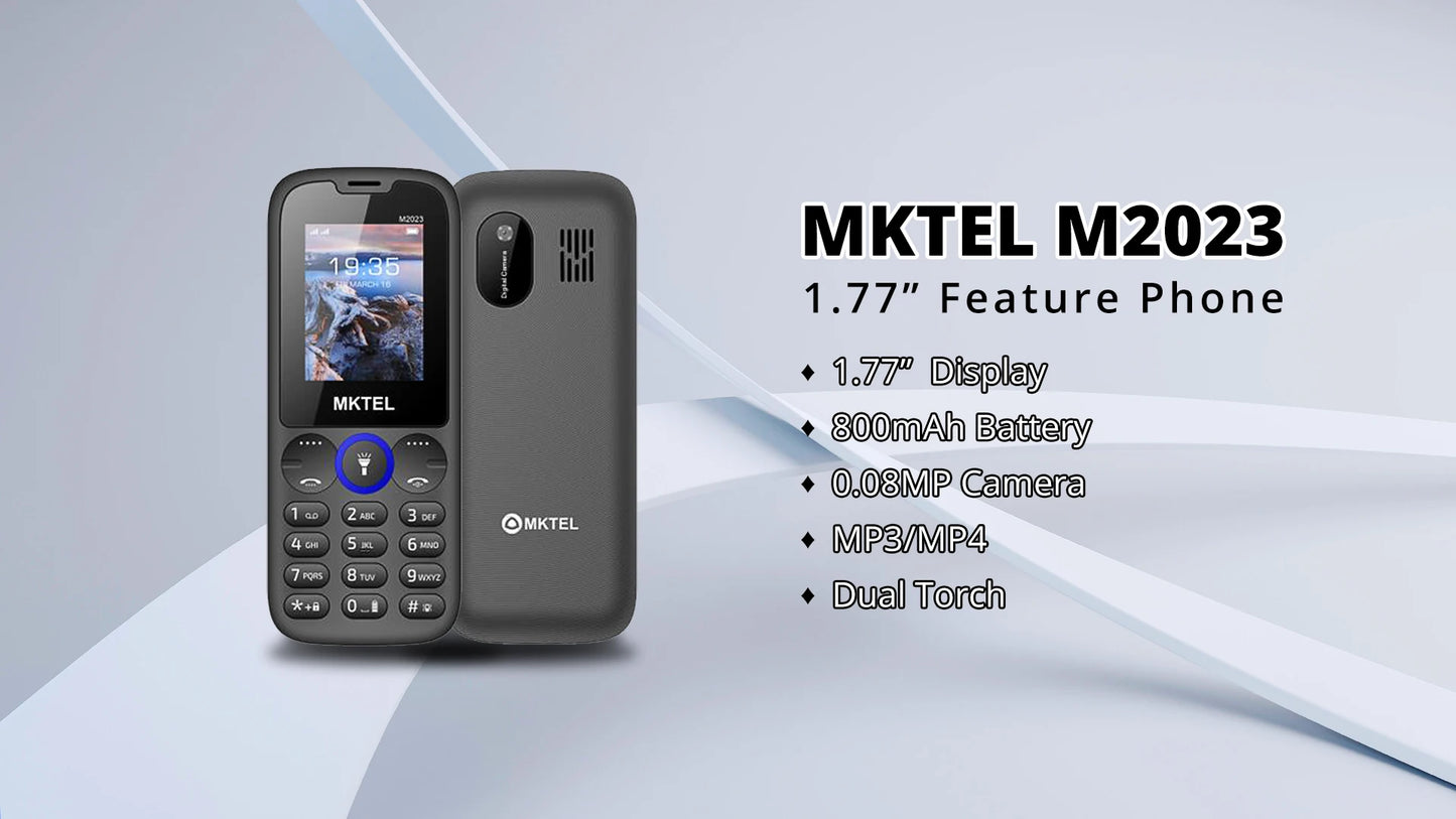 MKTEL M2023 Feature Phone with 1.77inch Display