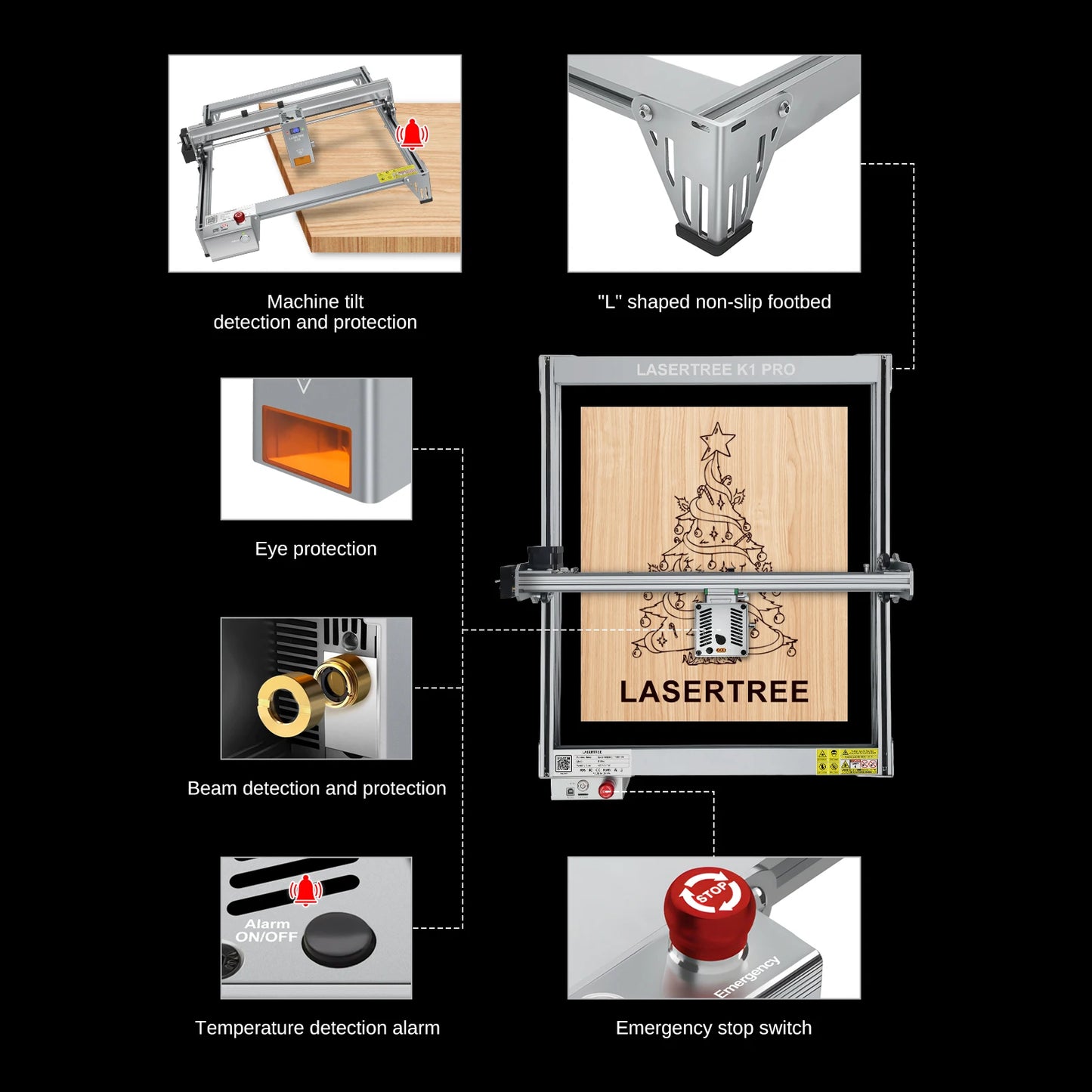 LASER TREE K1PRO Laser Engraver Cutter Machine