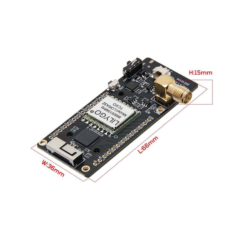 LILYGO® LoRa32 V2.1 ESP32 Development Board



LILYGO® LoRa32 V2.1 ESP32 LoRa Development Board, SX1276 SX1278 Module, 433MHz 868MHz 915MHz, 0.96 Inch OLED, DIY WIFI Bluetooth