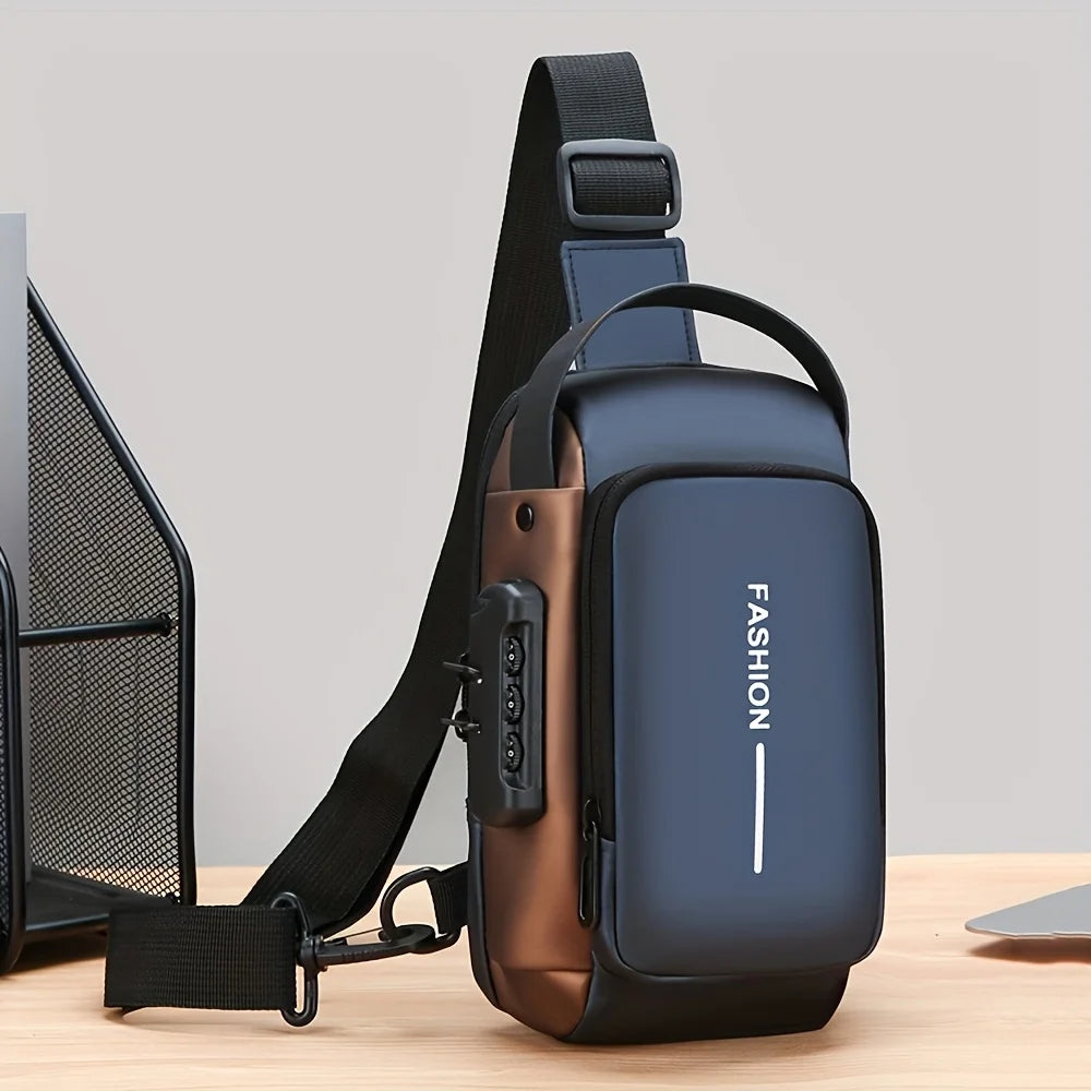 Stylish Men's Sling Bag with Phone Pocket