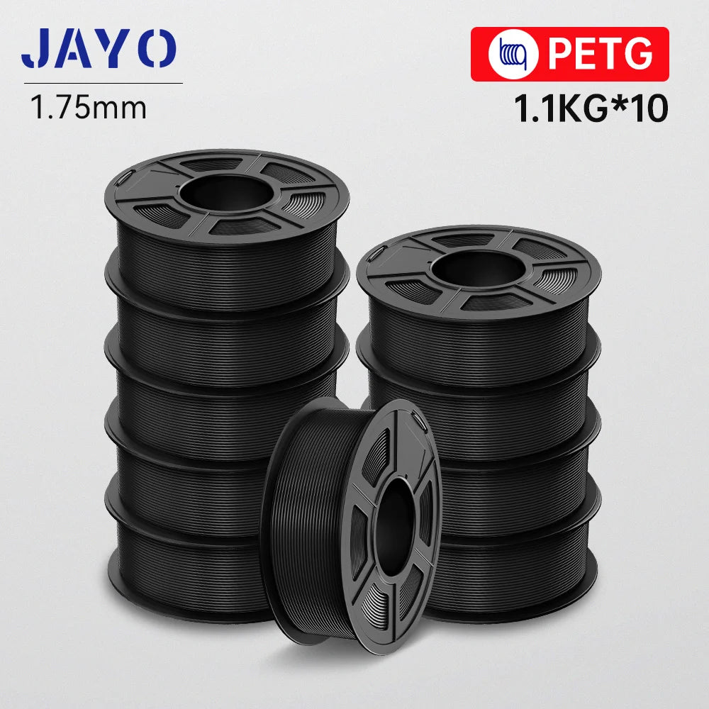 JAYO 3D PETG / HS Matte PETG / HS PLA matte  Printer Filament 1.75mm 3D Printer Filament 1.1KG/Roll Neatly Wound PLA for 3D