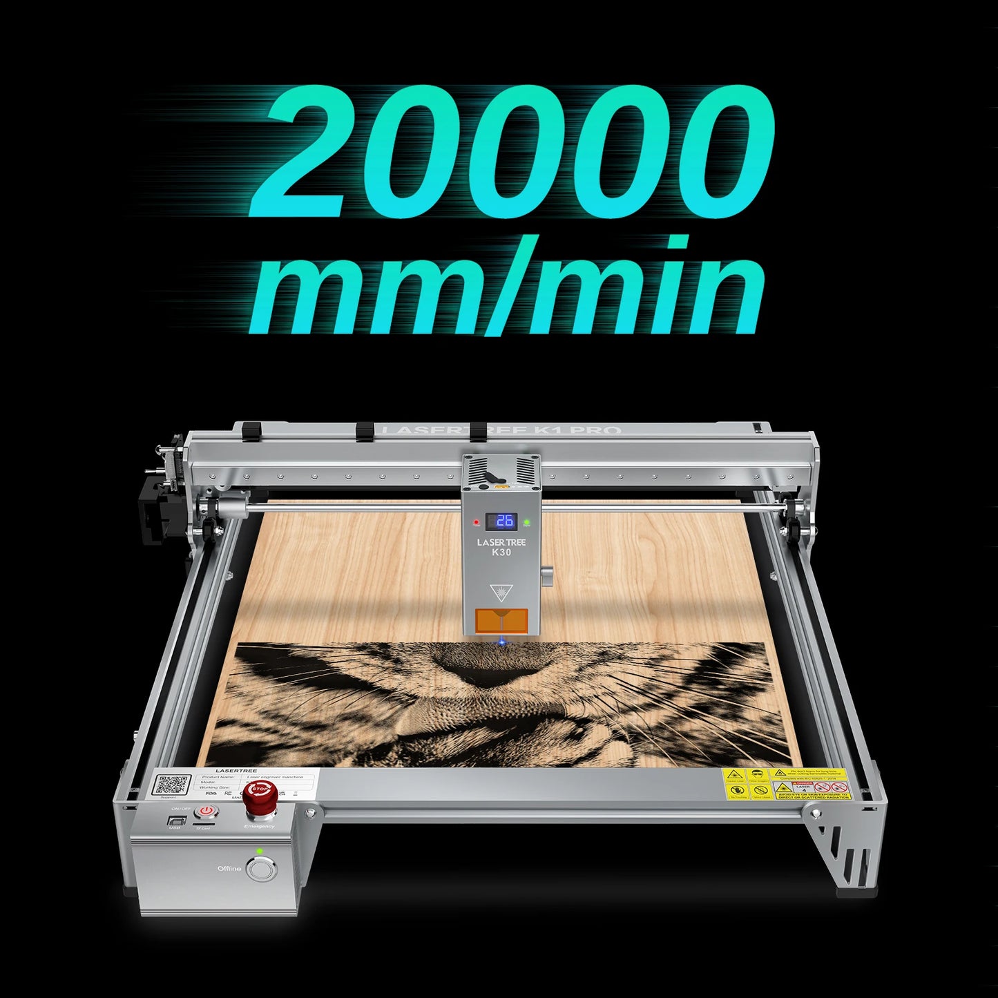 LASER TREE K1PRO Laser Engraver Cutter Machine