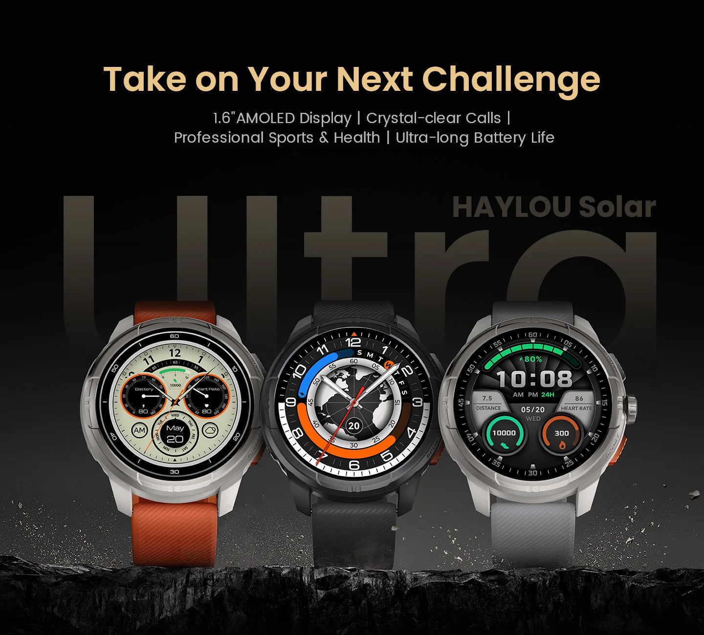 HAYLOU Solar Ultra GPS  Sports Smartwatch