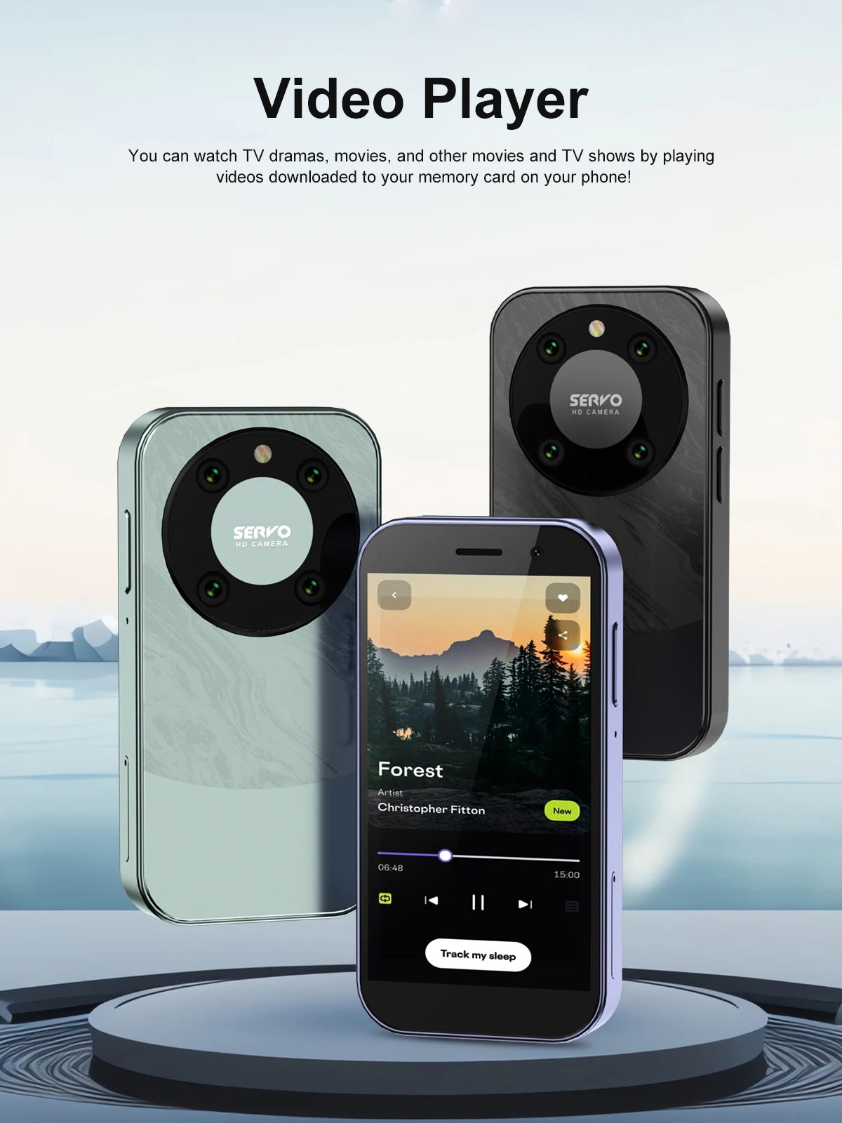 SERVO KING 9000 3.0" HD Mini Smartphone