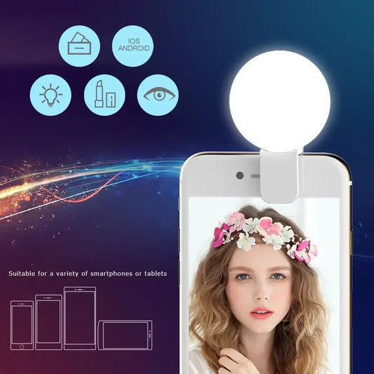 Mobile Phone Light Lens Ring - Mini Durable Practical