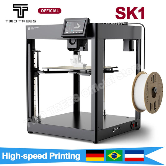 Twotrees SK1 3D Printer 700mm/s Klipper 3D Impresora CoreXY With Automatic Leveling Screen High Speed Printing FDM 3D Printer
