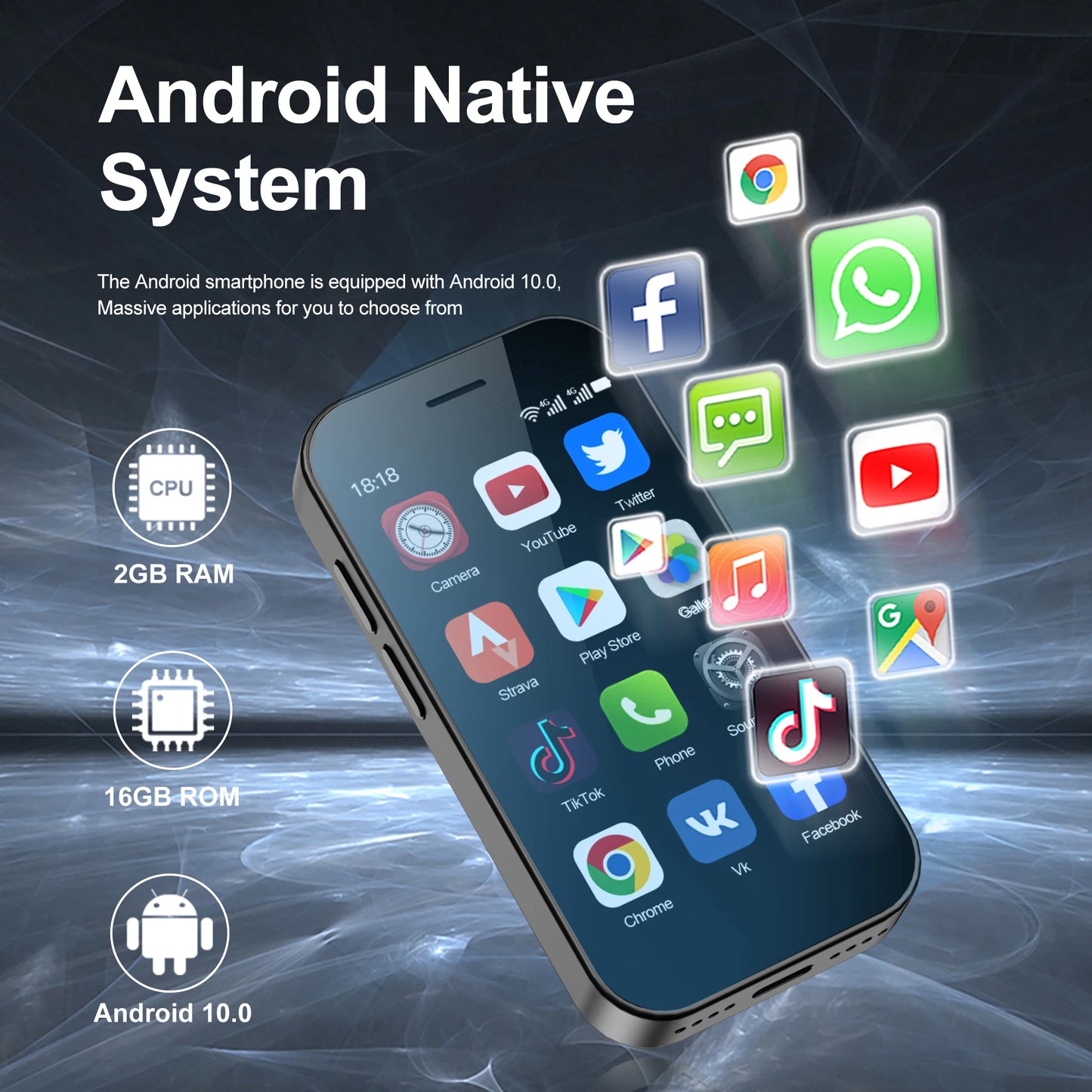 SERVO KING 9000 3.0" HD Mini Smartphone