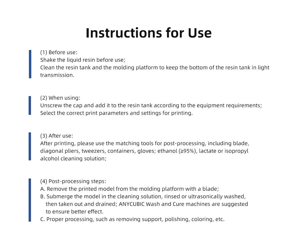 ANYCUBIC Newest HD Gray Resin 405nm UV Resin For Photon 3D Printer High Precision UV Photopolymer Resin