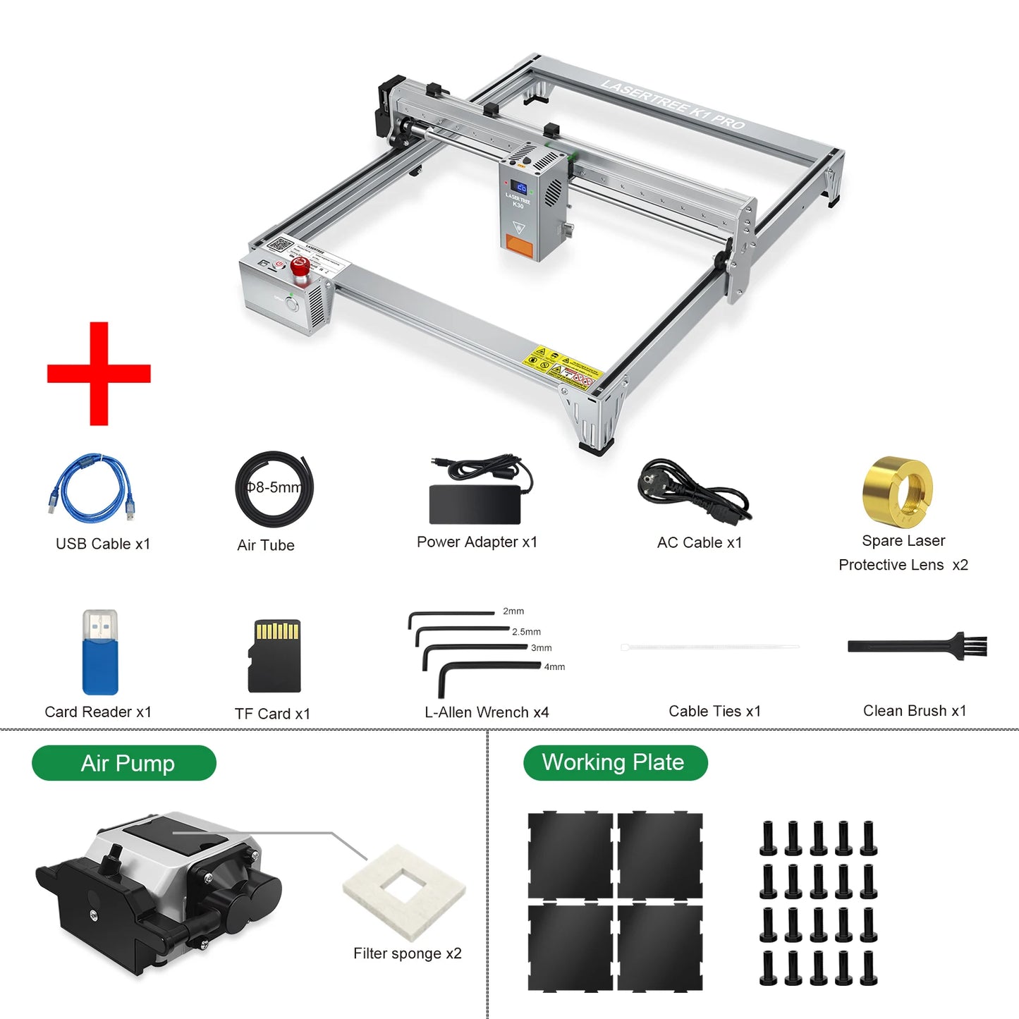 LASER TREE K1PRO Laser Engraver Cutter Machine