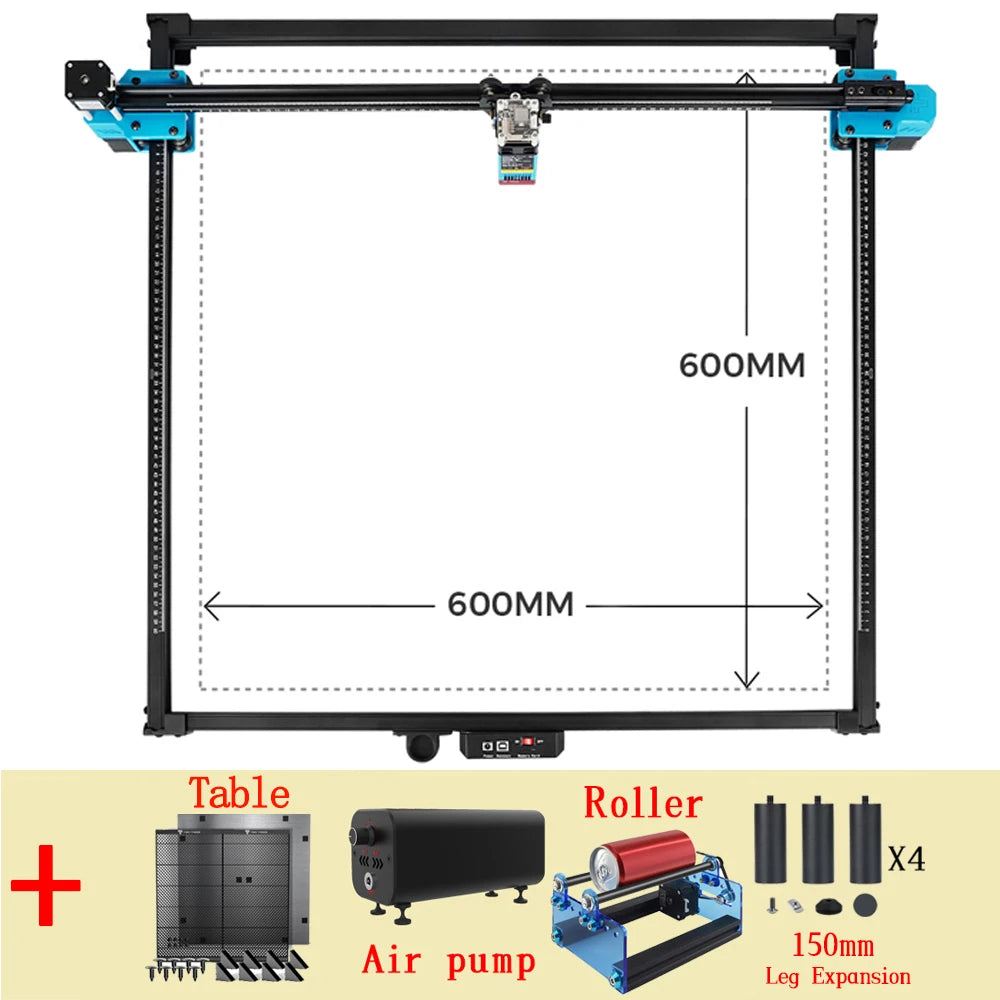 TwoTrees 600x600mm CNC Laser Engraver Cutter