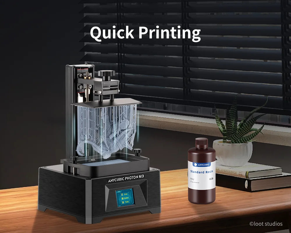 ANYCUBIC Newest HD Gray Resin 405nm UV Resin For Photon 3D Printer High Precision UV Photopolymer Resin