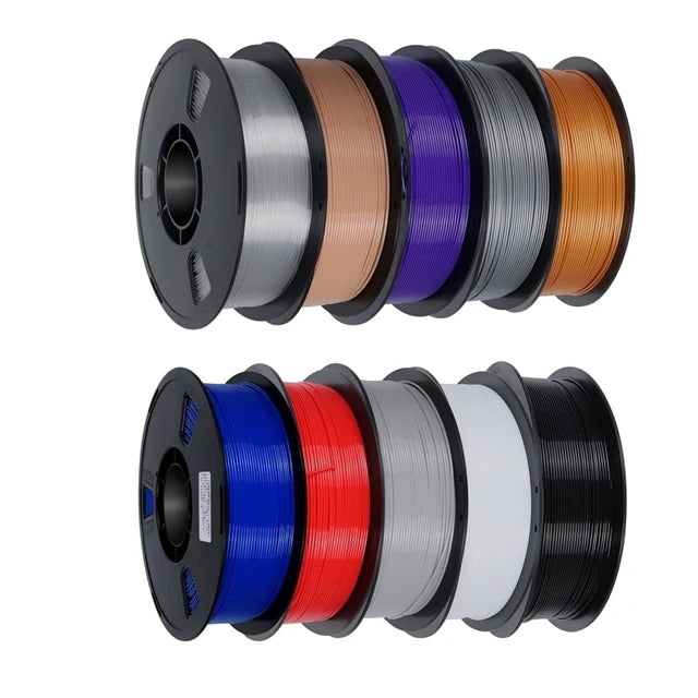 PETG Filament 1.75mm 5kg 10kg 3D Printer Filament Standard 1kg/roll Plastic Spool PETG 5 10 Roll Mix Color Print Local Shipping