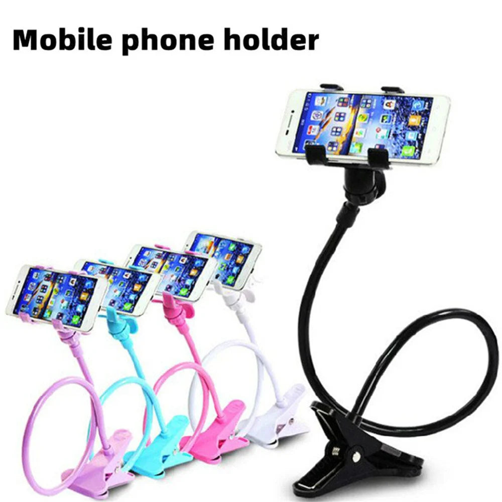 Universal Cell Phone Holder with Flexible Long Arm