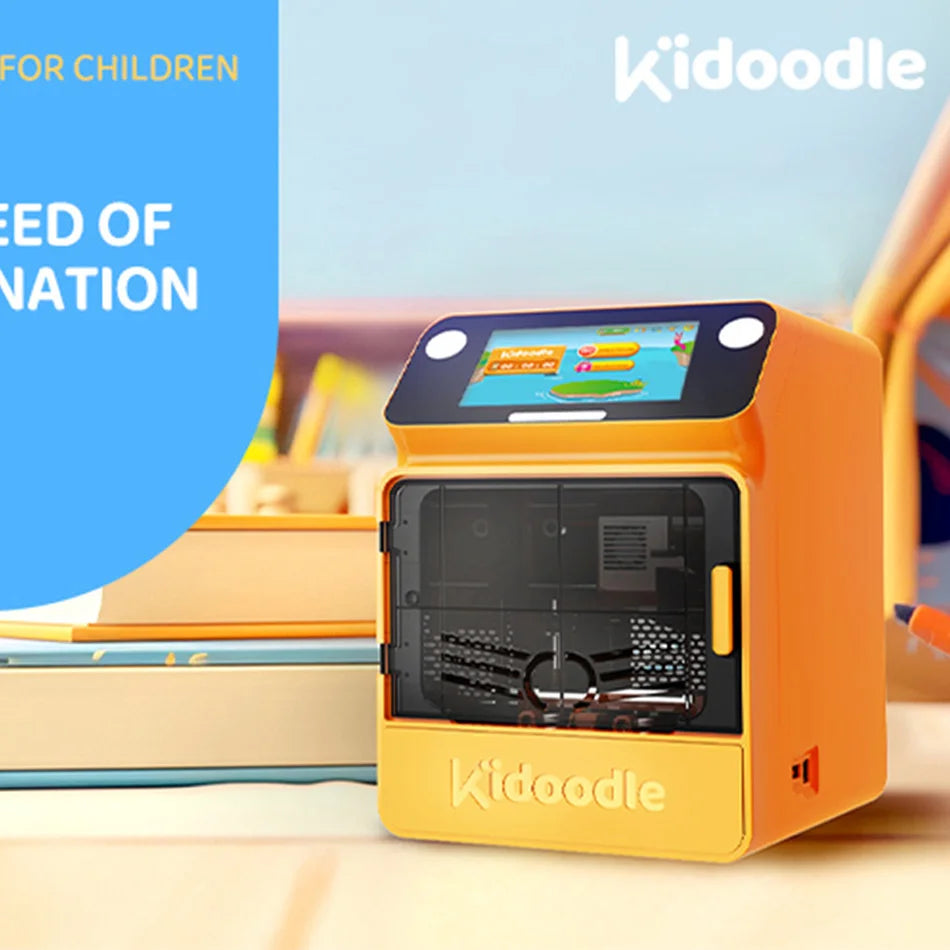 Kidoodle MiniBox A1 kids 3D printer For Child Mini 3D Printer Suitable for ABS/PETG/PLA 3D Printer Filament Christmas Gift